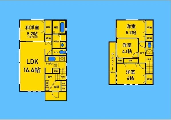 矢向３丁目戸建住宅の物件間取画像